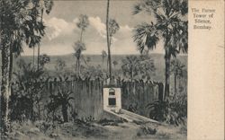 The Parsee Tower of Silence, Bombay Postcard