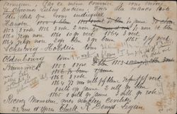 Handwritten Correspondence to Carl Clar, Braunschweig Postcard