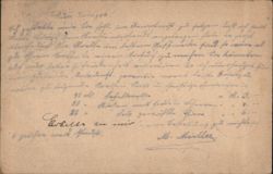 Message from M. Müller, Podwoloczyska to Elbingerode 1898 Postcard