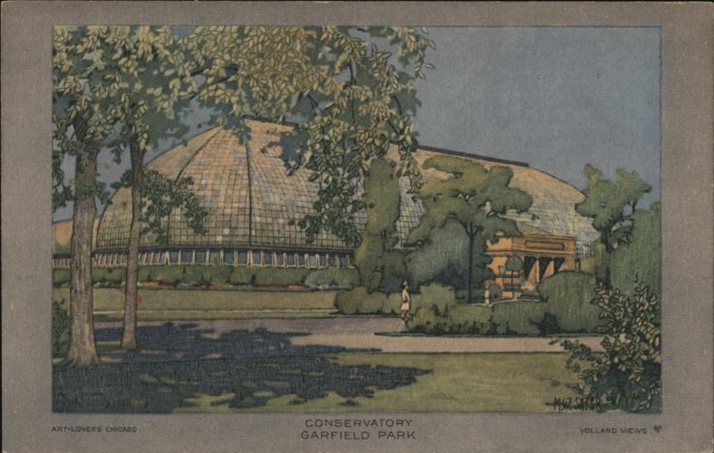 Conservatory, Garfield Park, Chicago, IL Illinois M.W. Sater