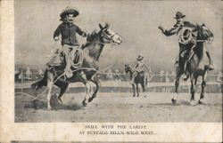 Skill with the Lariat, Buffalo Bill's Wild West Postcard