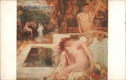 L'automne (Autumn) by Mlle C. Dufau, Musée du Luxembourg Postcard