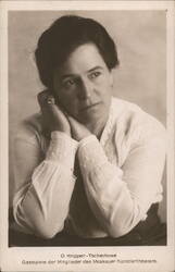 Olga Knipper-Chekhova, Moscow Art Theatre Actress Postcard