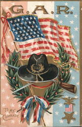 G.A.R. To My Comrade, Decoration Day Series No 2 Postcard