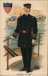 "Captain." U.S. Navy Uniform Postcard
