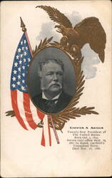 Chester A. Arthur, 21st President of the United States Postcard