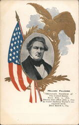 Millard Fillmore, 13th President of the United States Postcard