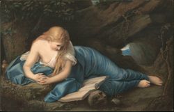 The Penitent Magdalene by Pompeo Battoni Postcard