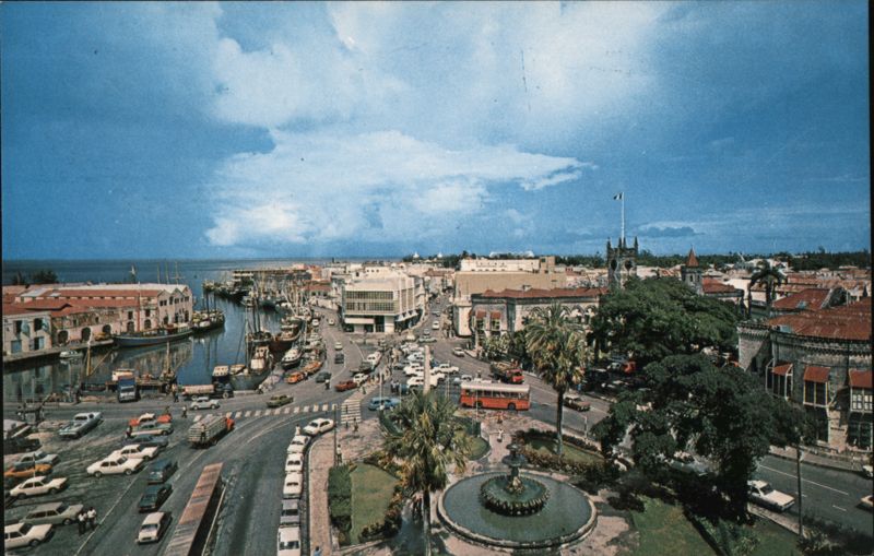Trafalgar Square and Downtown Bridgetown, Barbados