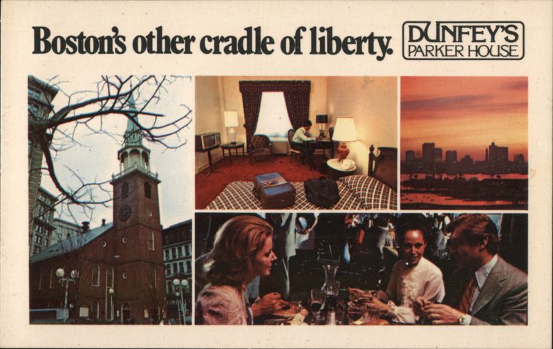 Dunfey's Parker House Hotel, Boston Massachusetts