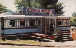 Collin's Diner, North Canaan, CT Postcard