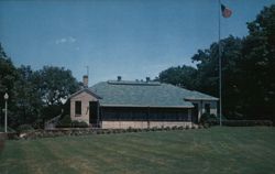 Harford A. Capron Zoo Building Postcard