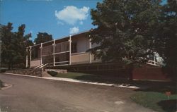 Edward Clark Crossett Library, Bennington College Postcard