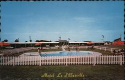 Motel Le d'Iberville, Swimming Pool Postcard