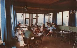 Dining Room, North Bend Lodge, North Bend State Park Postcard