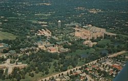 Milwaukee County Institutions Complex, Aerial View Postcard