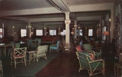 Lake Hotel Lounge Postcard