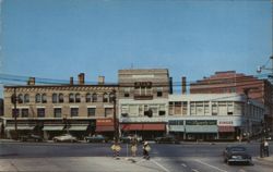 Center Square, Torrington, CT Postcard