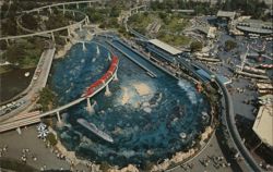Disneyland Tomorrowland, Monorail & Submarine Lagoon Postcard