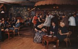 Burl Room Rustic Cocktail Lounge, Brookdale Lodge Postcard