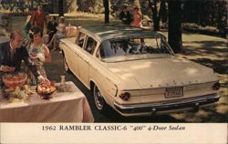 1962 Rambler Classic-6 "400" 4-Door Sedan Postcard