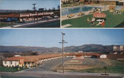 Casa Lu Al Motel and Dining Room Postcard