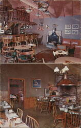 Red Hen Restaurant & Cocktail Lounge Interiors Postcard