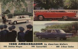 1966 Ambassador Cars by American Motors Postcard
