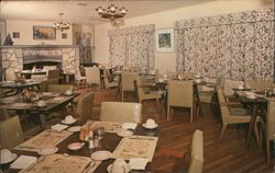 Dining Room, Fort Clark Guest Ranch, Brackettville, TX Postcard