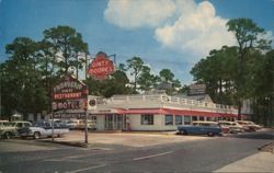 Friendship House Restaurant & Motel, Mississippi Gulf Coast Postcard