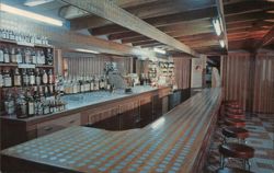 Lincoln's Silver $ Bar, Haugan, MT Postcard