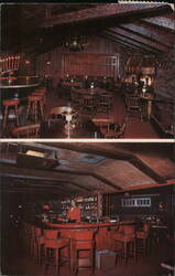 Colonial House Restaurant, Copper Room, Oxnard, CA Postcard