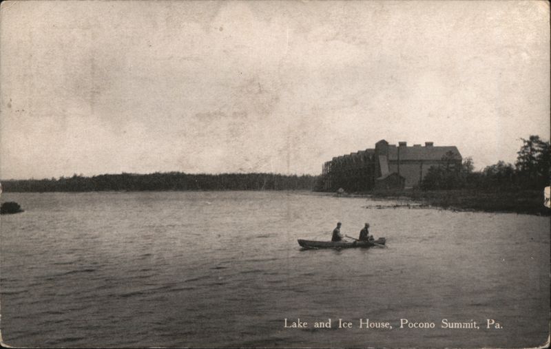 Lake and Ice House, Pocono Summit, PA Pennsylvania
