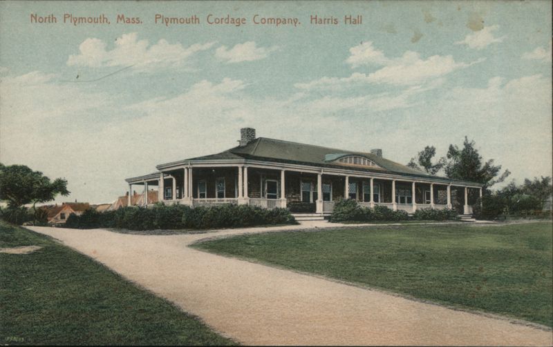 Plymouth Cordage Company, Harris Hall, North Plymouth, MA Massachusetts