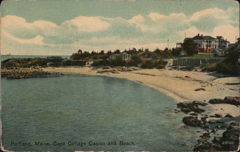 Cape Cottage Casino and Beach, Portland, ME Maine