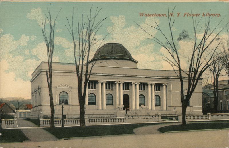 Watertown, NY Flower Library New York