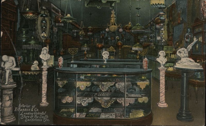 Interior of E. Farris & Co, San Antonio, TX Texas