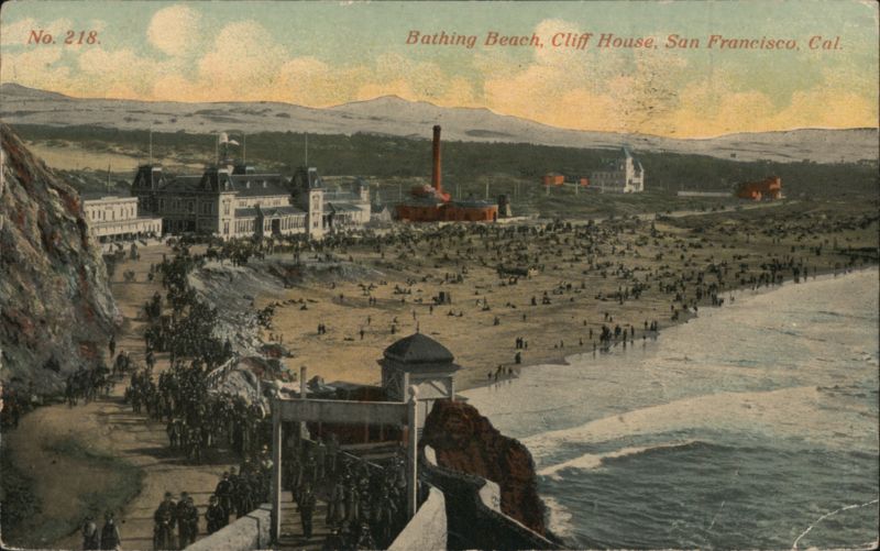 Bathing Beach, Cliff House, San Francisco, CA California