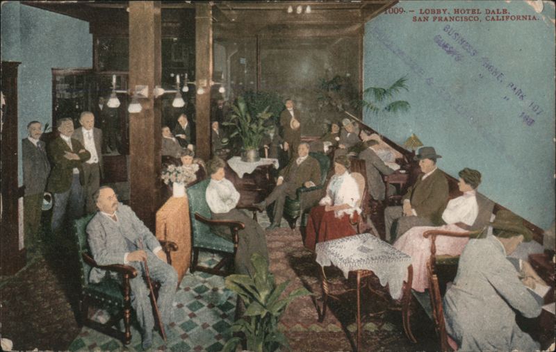 Lobby, Hotel Dale, San Francisco, CA California