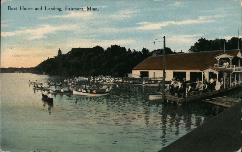 Boat House and Landing, Fairmont, MN Minnesota