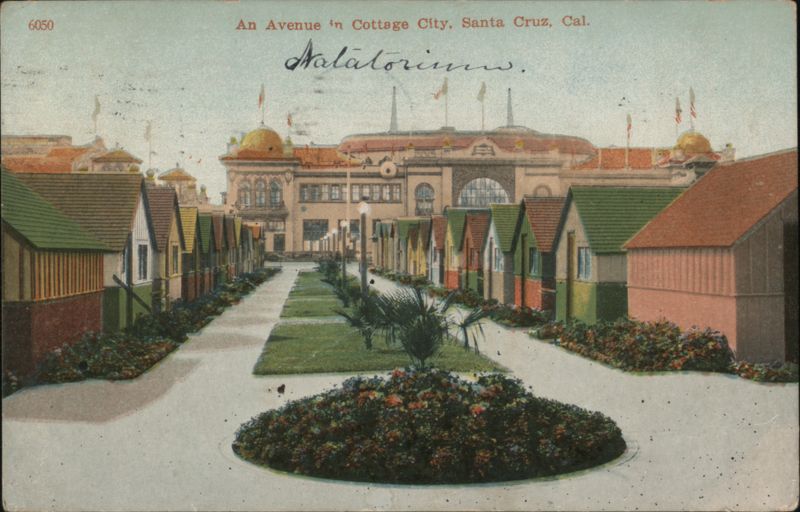 An Avenue in Cottage City, Santa Cruz, CA California