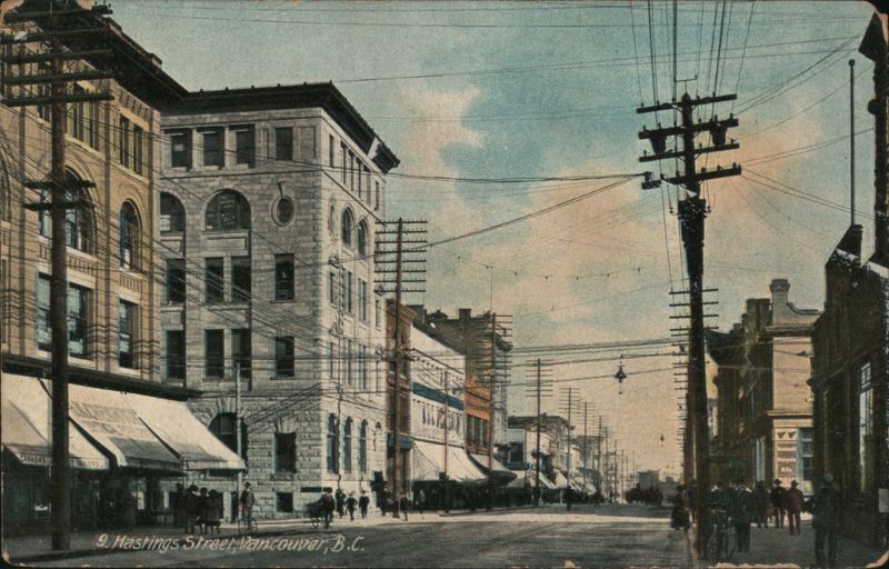 Hastings Street, Vancouver, BC Canada British Columbia