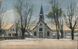 Sacred Heart Catholic Church, North Stratford, NH Postcard