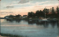 Sterling Basin, Greenport, L.I. Postcard