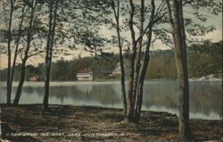 View from the East, Lake Huntington, NY Postcard