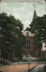 Freemont Street Methodist Church, Gloversville, NY Postcard
