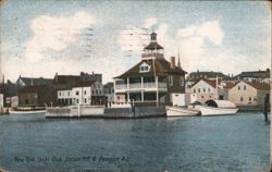 New York Yacht Club Station No. 6, Newport, RI Postcard