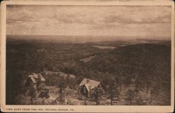 View East from the Inn, Pocono Manor, PA Postcard