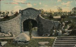 Tunnel, Highland Park, Pittsburg, PA Pittsburgh, PA Postcard