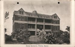 Kansas Sanitarium, Wichita, KS Postcard
